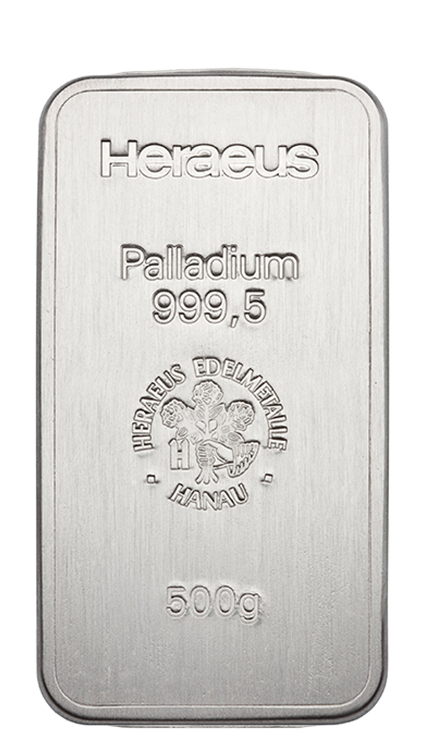 500g Palladium Bullion