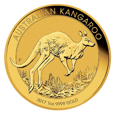 Kangaroo gold coin