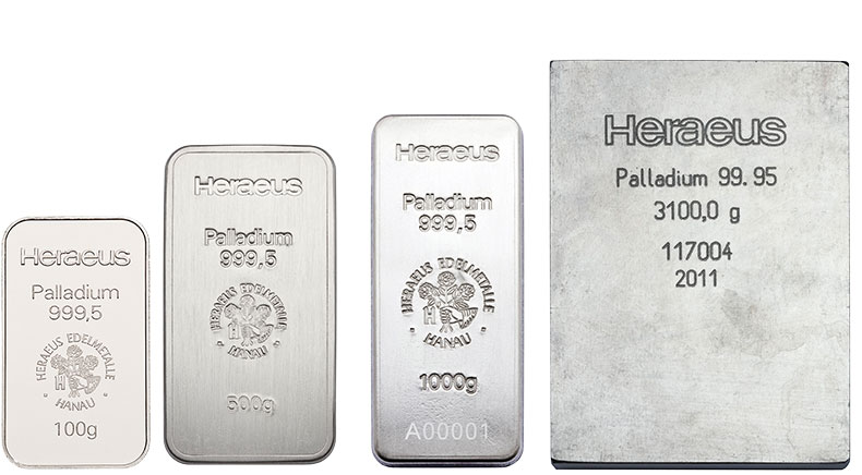 Save in palladium bars