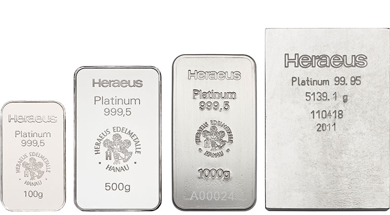 Save in platinum bars